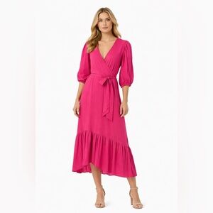 Olivia James Wrap Midi Dress NWOT